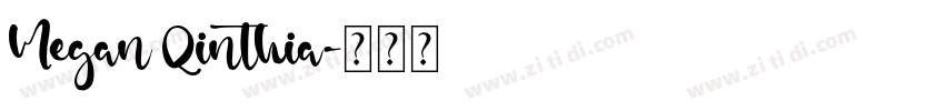 Megan Qinthia字体转换